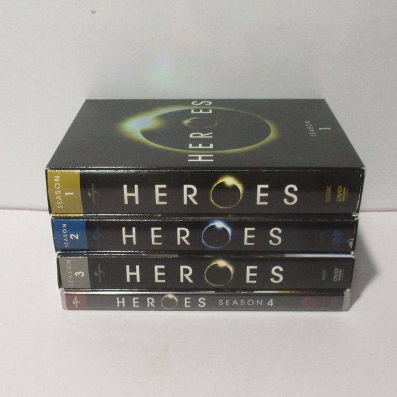 Heroes Complete Series Seasons 1-4 DVD 1,2,3,4 - Picture 1 of 5